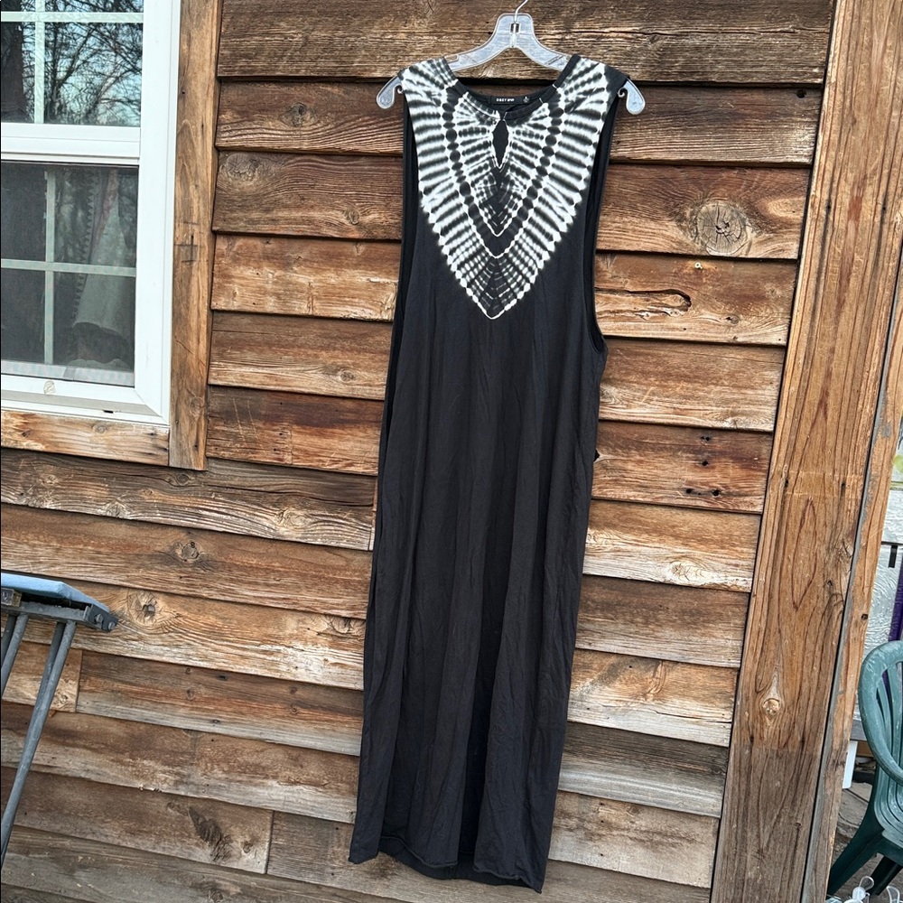 Obey maxi dress tie dye